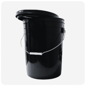 Balde Plástico 20 Litros Negro
