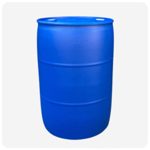 Tambor Plástico 208 Litros Con 2 Bocas Azul