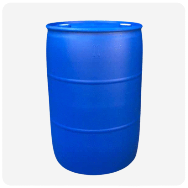Tambor Plástico 208 Litros Con 2 Bocas Azul