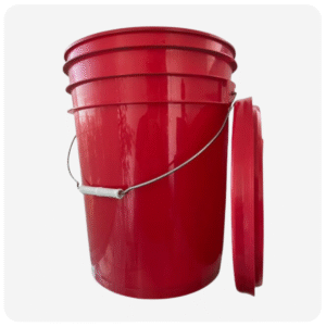 Balde Plástico 20 Litros Rojo