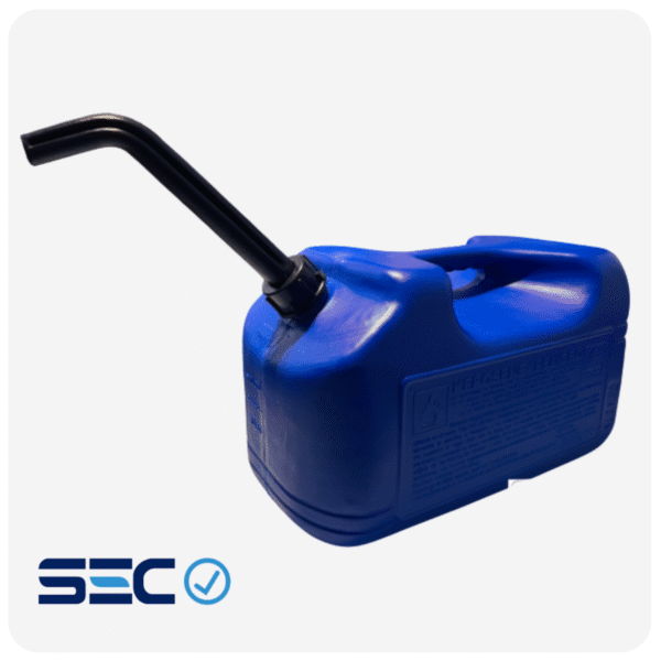 Bidón Plástico 20 Litros para Kerosene con vaciador Azul - Imagen 3
