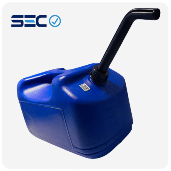 Bidón Plástico 20 Litros para Kerosene con vaciador Azul - Imagen 2