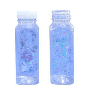 Botella PET 250cc Cuadrada Lisa