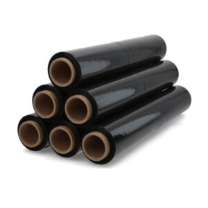 Rollo Film Stretch Negro Embalaje 500 Mts