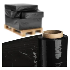 Rollo Film Stretch Negro Embalaje 500 Mts