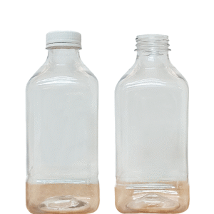Botella PET 500cc Cuadrada Lisa