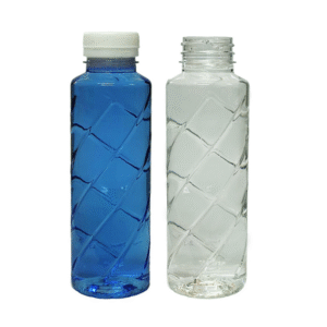 Botella PET 380 cc Redonda Helicoidal