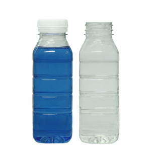 Botella PET 300cc Cuadrada Lisa