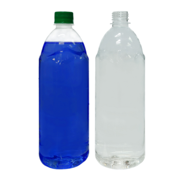 Botella PET 1 Lt Redonda con Relieve