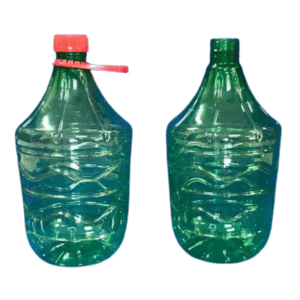 Botella PET 5 Lts Chuico con Relieve Verde