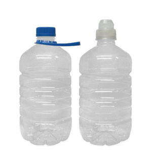 Botella PET 3 Lts Octagonal con Relieve