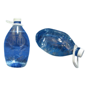 Botella PET 5 Lts Gotita con Relieve Azulina
